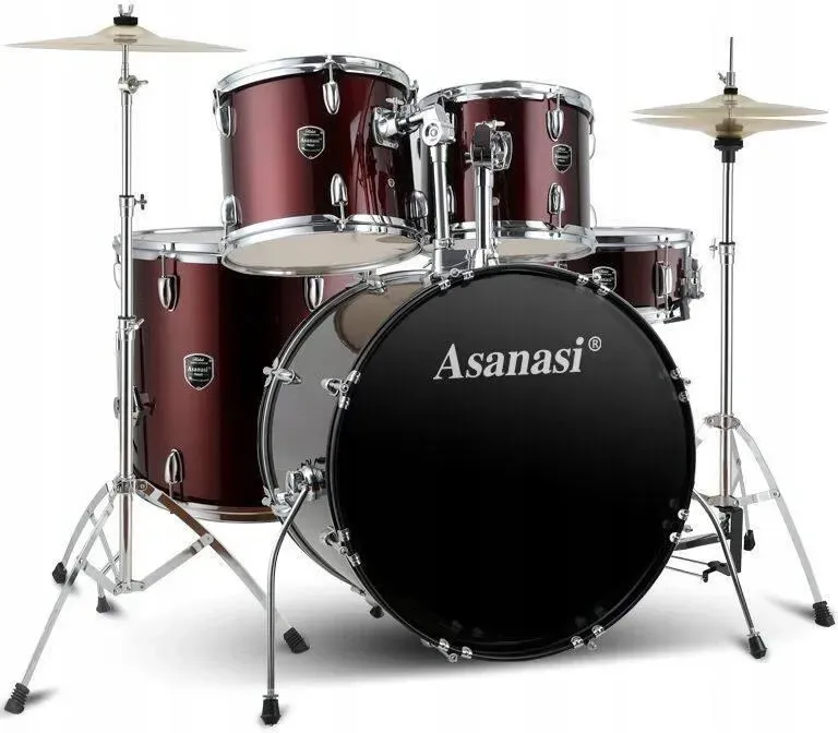 Ударная установка  Zestaw perkusyjny, perkusja - Asanasi Q900-Red Киев - изображение 1