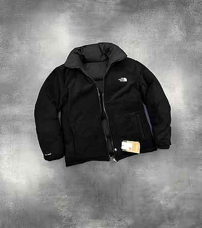 Водонепроникна зимова чоловіча двостороння чорна куртка the north face, зимова тепла куртка норт фейс пуховик Львів