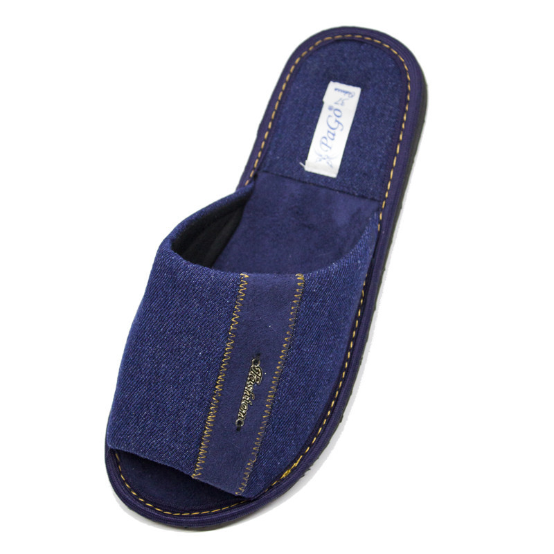 Тапочки подростковые открытые подросток домашние Фэшн Синие 39 Одесса - изображение 1