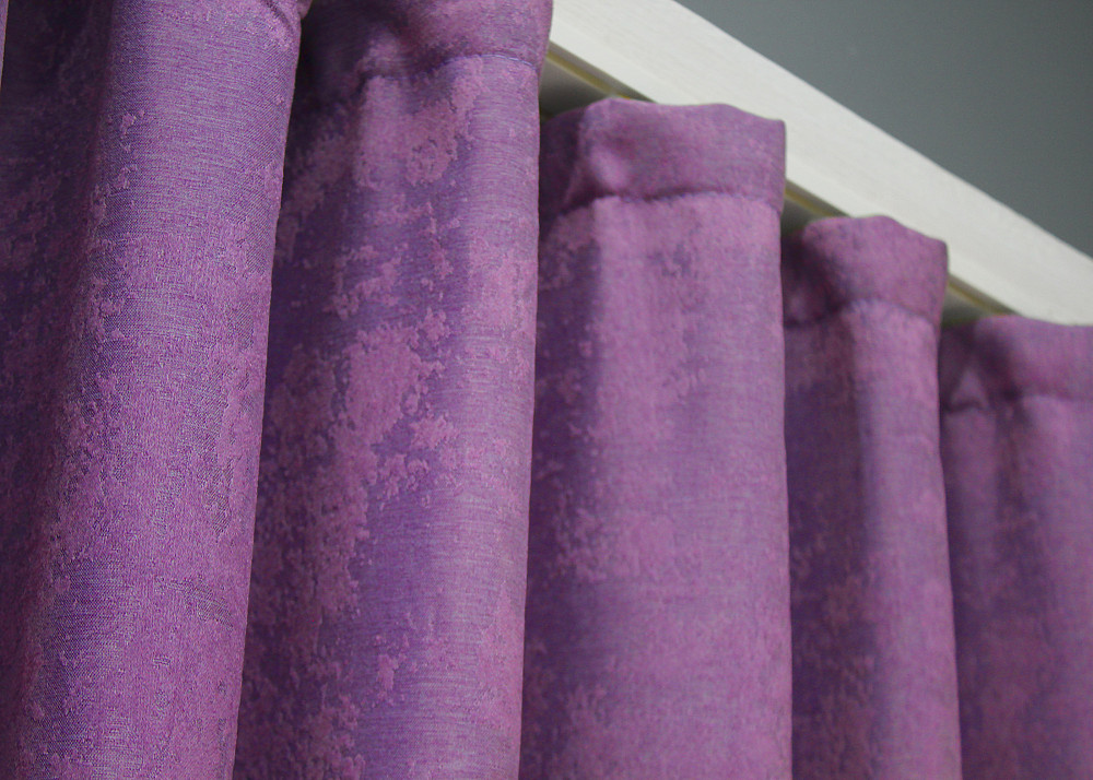 Комплект коротких штор VR-Textil Жаккард Sultan № 1559ш Лавандовый 130х170 см 2 шт (35-0311) Киев - изображение 8