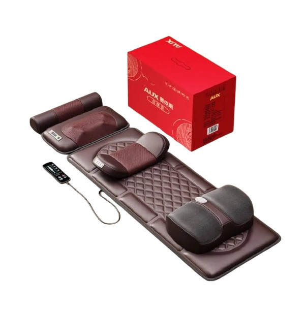 Матрац масажний багатофункціональний AUX-premium + пульт із підігрівом + вібрація + роликовий масаж Вінниця - фото 1