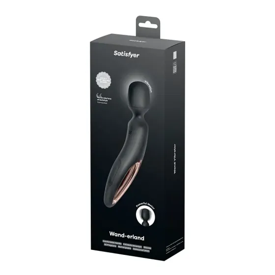 Вібромасажер Satisfyer Wand-erland (Black/Rosegold) Львів