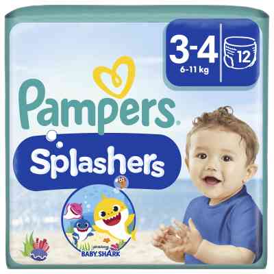 Підгузки Pampers для плавання Splashers Розмір 3-4 (6-11 кг) 12 шт (8001090698346) Вінниця