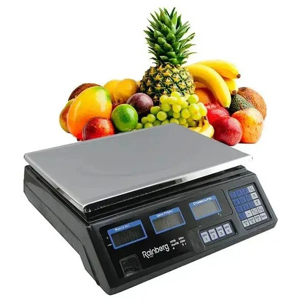 Ваги торгові 50 кг на стіл, Ваги торгові електричні, Ваги для магазину до 50 кг для продуктів XL-31 Львів - фото 1