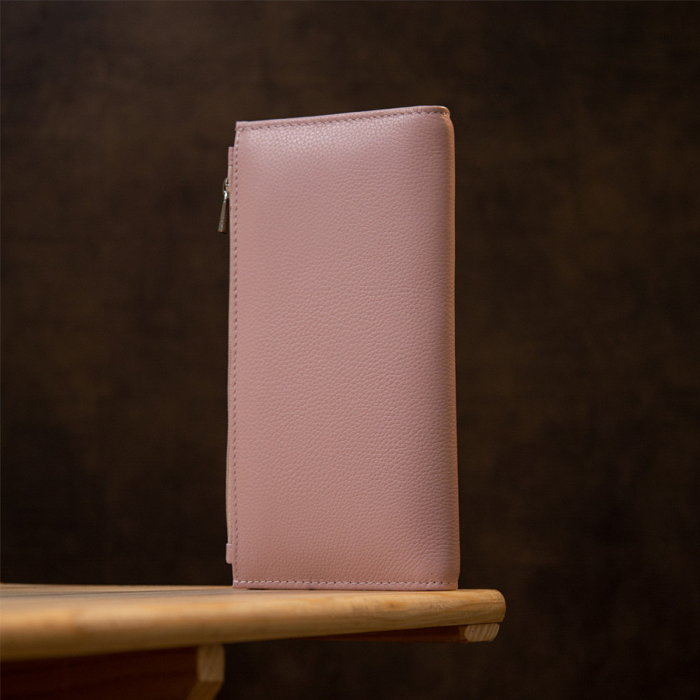 Женский кошелек из натуральной кожи ST Leather 19383 Розовый Киев - изображение 9