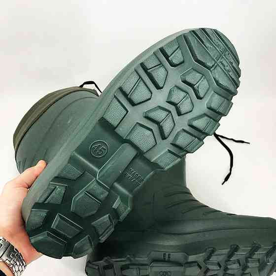 Сапоги мужские резина 42р, Мужские резиновые сапоги для военных, Рабочая спецовая обувь PO-71 Ивано-Франковск