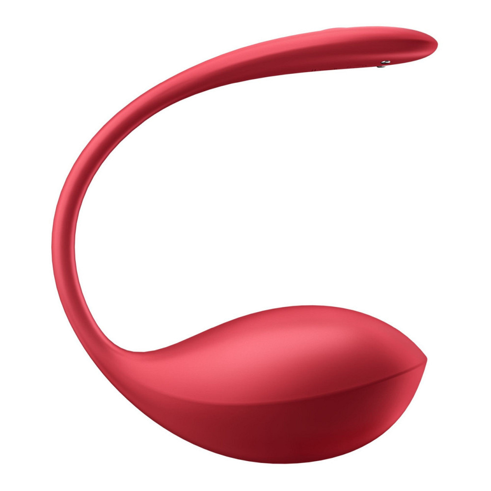 Вибратор в трусики Satisfyer Ribbed Petal с приложением и пультом, красный Sex Aura Киев - изображение 2
