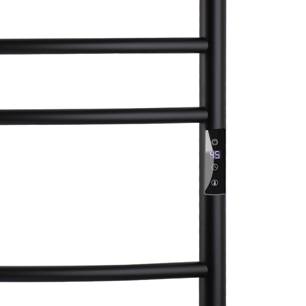 Сушарка для рушників UNIO LDE ЕU 1000-500-9 BLK Драбинка Дуга Еліт електро чорний Київ - фото 2