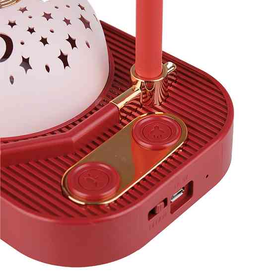 Дитяча лампа нічник із проекцією зоряного неба 3.2 Вт червона UP180R Коломия