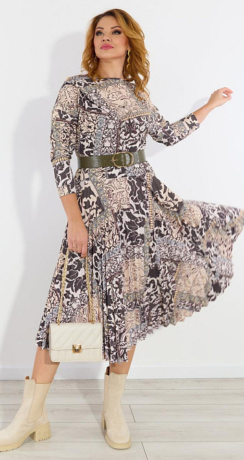 Стильне плаття плісе з джерсі (48) Київ - фото 3