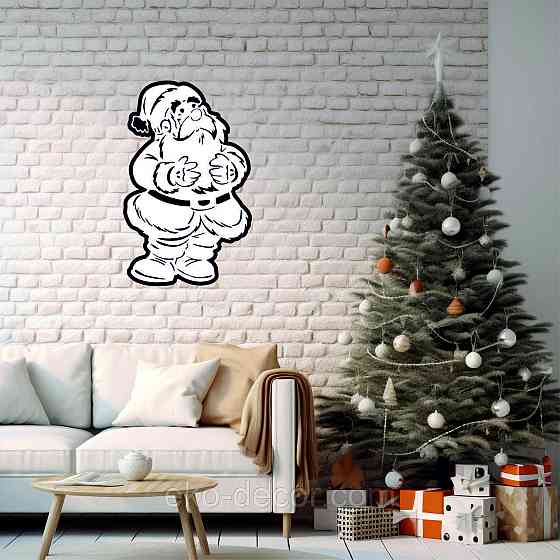 Декоративне настінне Панно «Дід Мороз», Декор на стену Київ