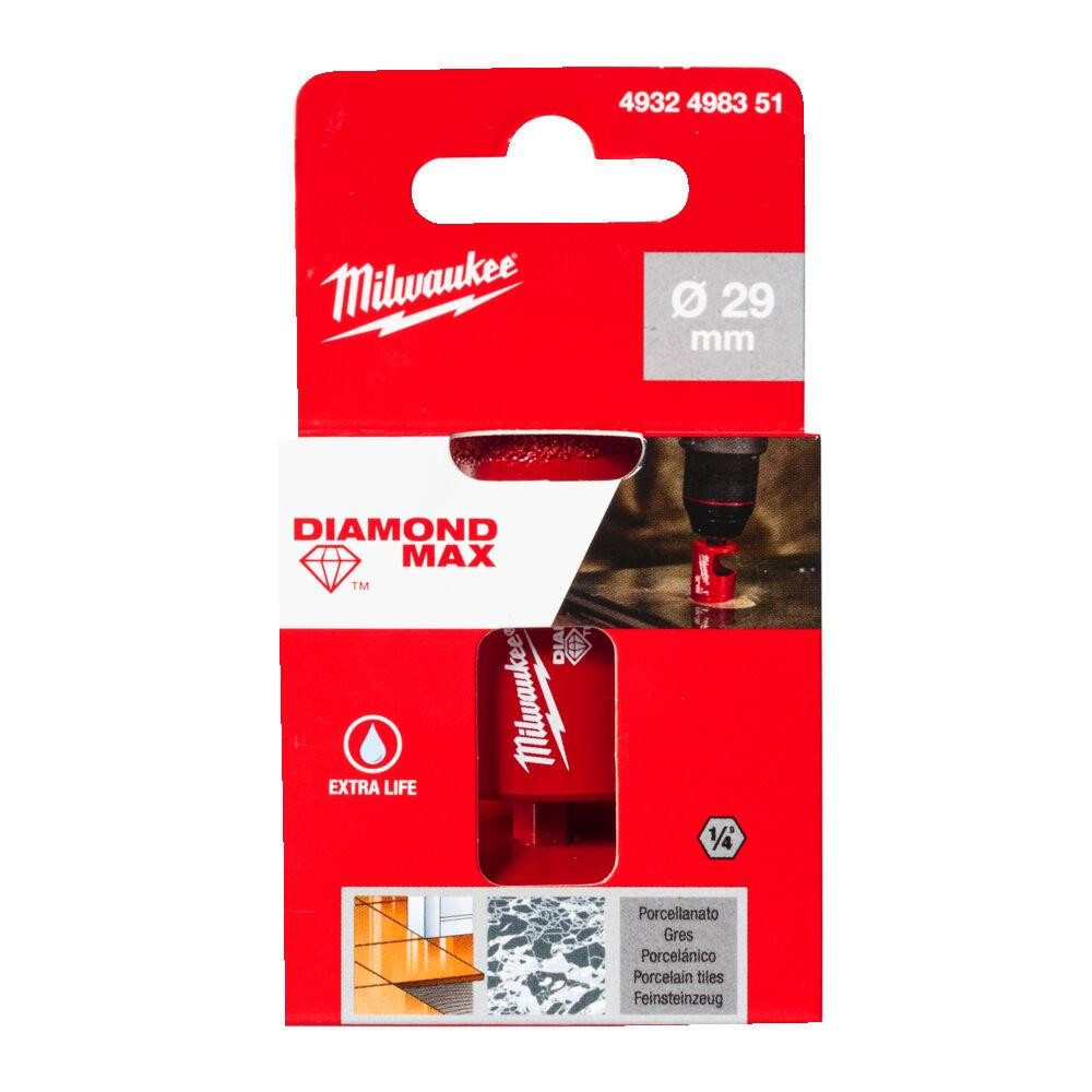 Коронка алмазна Diamond Plus/Max MILWAUKEE, диаметр 29,0мм (1/4' Hex) (сверление с водой) Одесса - изображение 2