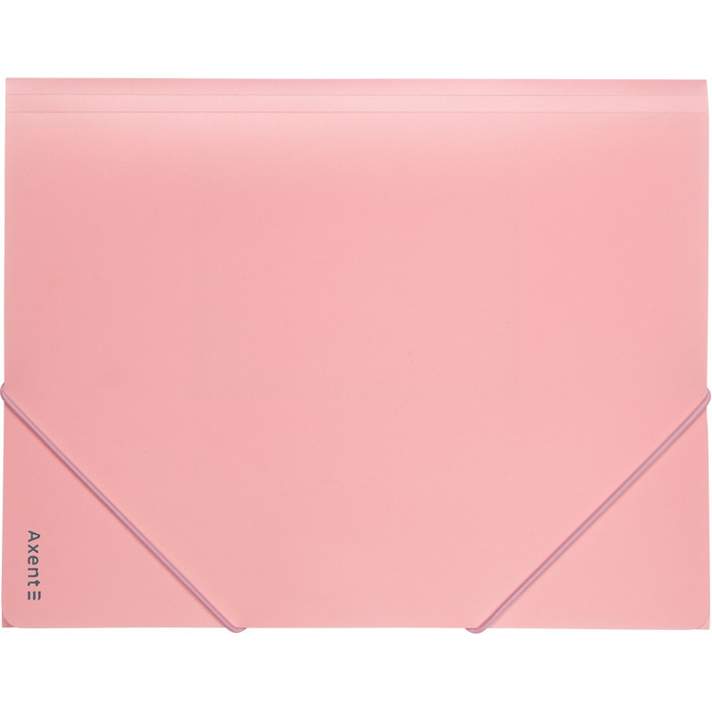 Папка на гумках "Axent" А4 1504-10-A Pastelini, рожева, шт Київ - фото 1