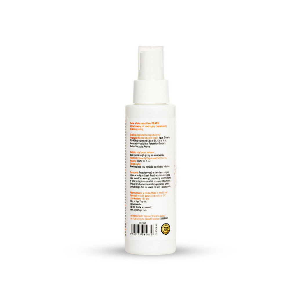 Інтимний лубрикант MyLove Taste-slide sensitive-peach 100 ml Sex Aura Київ - фото 8