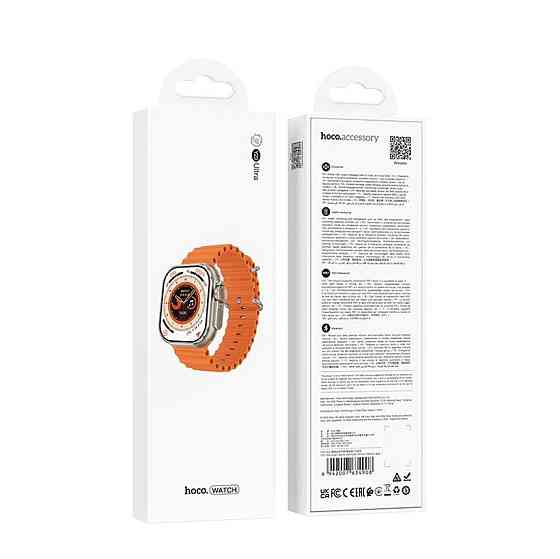 Смарт-часы HOCO Y23 Ultra 51mm. 300 mAh. IP 67 Smart sports watch(call version) Titanium gold Одесса