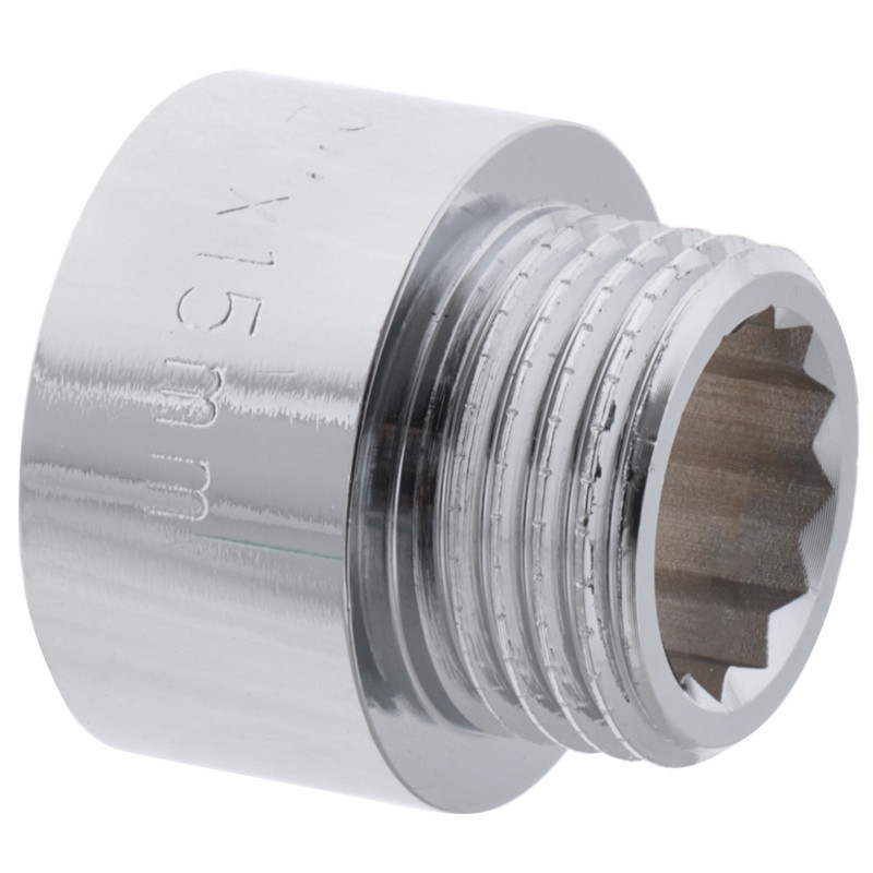 Подовжувач 1/2" 15мм (хром) Koer KF.E06-15.CHR (KF0093) Київ - фото 2