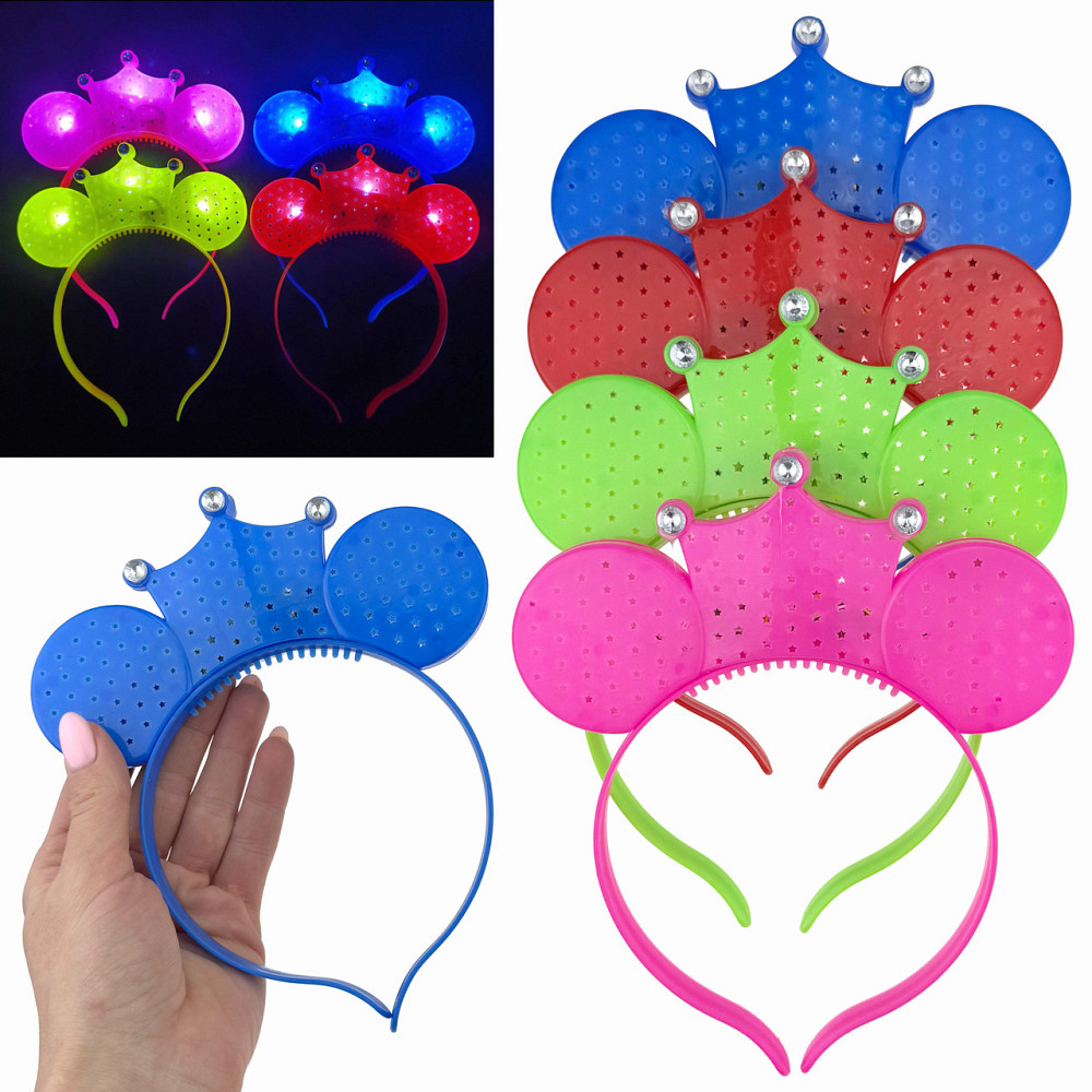 Обруч для дівчинки з вушками Корона Міккі Київ - фото 1