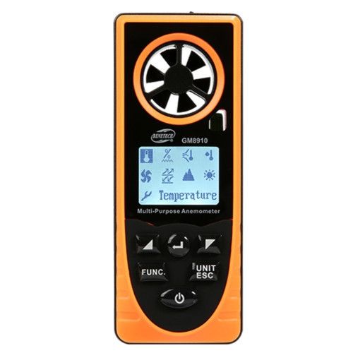 Многофункциональный анемометр-метеостанция 0,7-30м/с, -20-60°C BENETECH GM8910 Чернигов - изображение 1