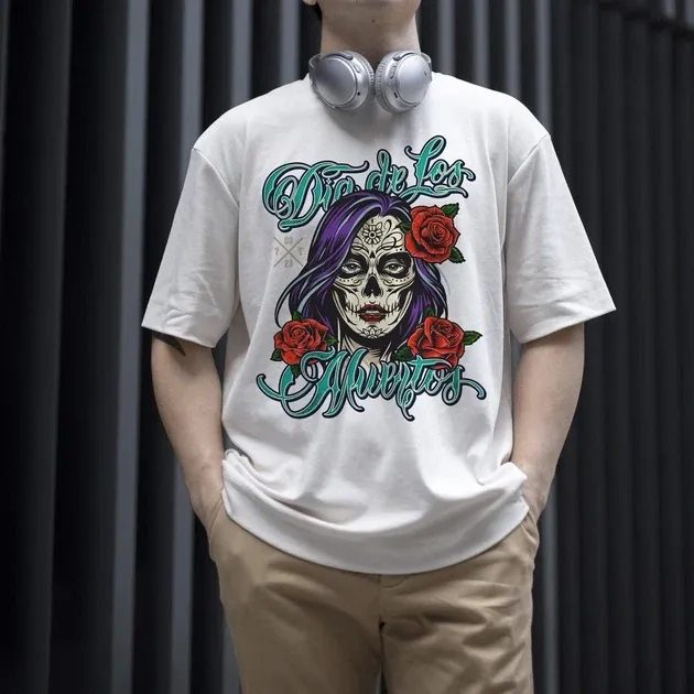 Футболка чоловіча з  принтом Dio Los Muertos WE Розмір 48 Дніпро - фото 3