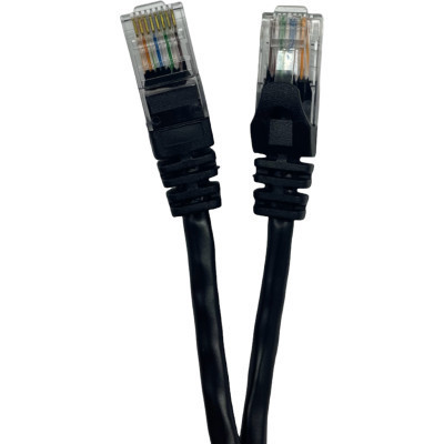 Патч-корд 30м UTP cat.5e, CCA, 24AWG, black GEAR (GPC-UTPCCARJ45-30B) Винница - изображение 1