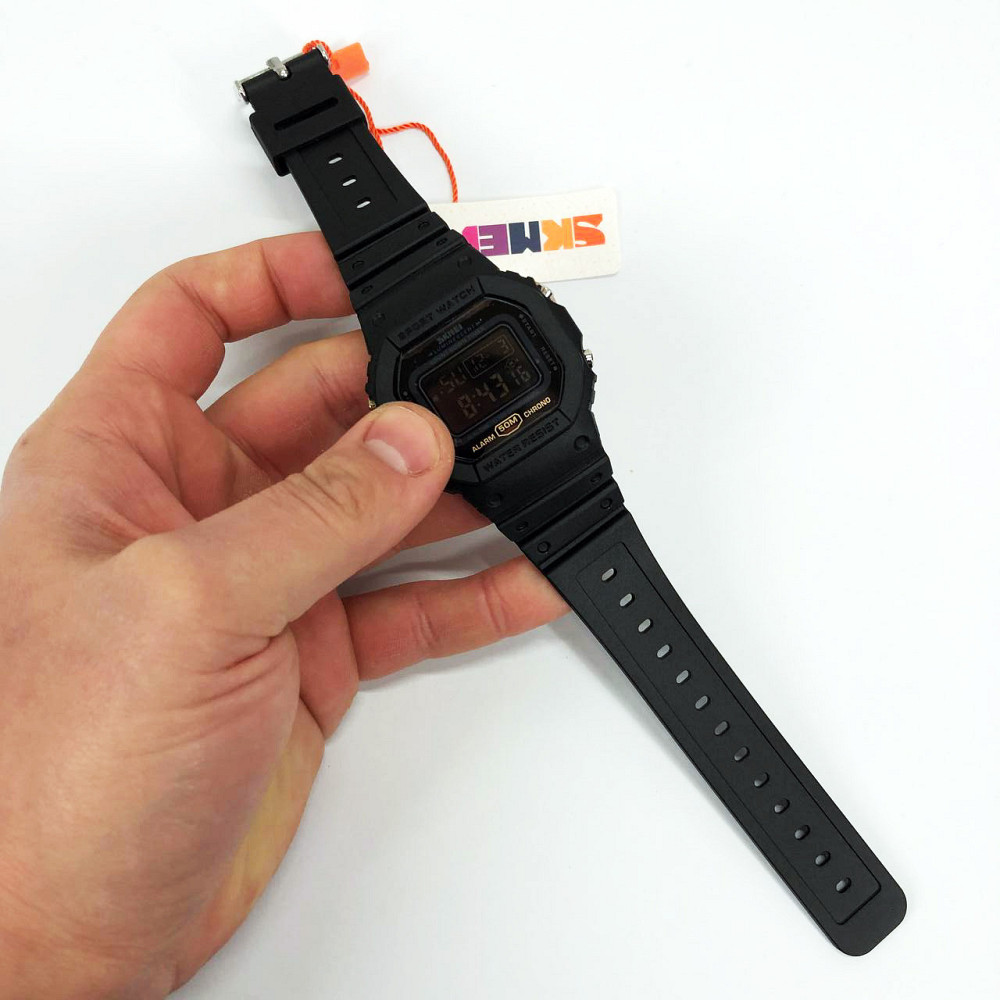 Часы мужские кварцево-электронные спортивные SKMEI 1628BKBK, Мужские водостойкие YM-214 кварцевые часы Киев - изображение 6