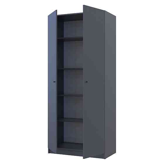 Полиця для одягу Doros Promo Графіт 3шт. 86.7х35х1.6 (DRS-011564) Львів