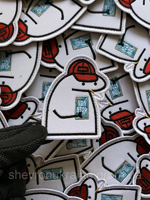 Шеврон флорк хуліган (Форма контурна. На липучці) Розмір 8x6.5см Київ - фото 5