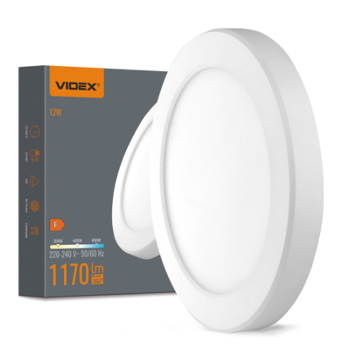LED Світильник 12W круглий білий VL-DL6R-12CW Videx Житомир - фото 1