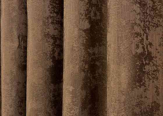 Шторна тканина жакард, колекція "Sultan XO" Туреччина колір коричневий 1827ш Київ