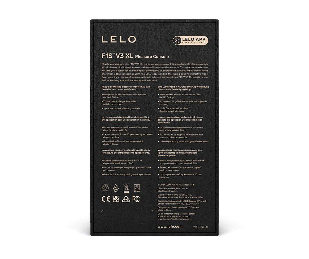 Смарт-мастурбатор LELO F1S V3 XL Teal, збільшений, 2 мотори, 8 режимів, стимуляція звуковими хвилями Sex Aura Київ - фото 5
