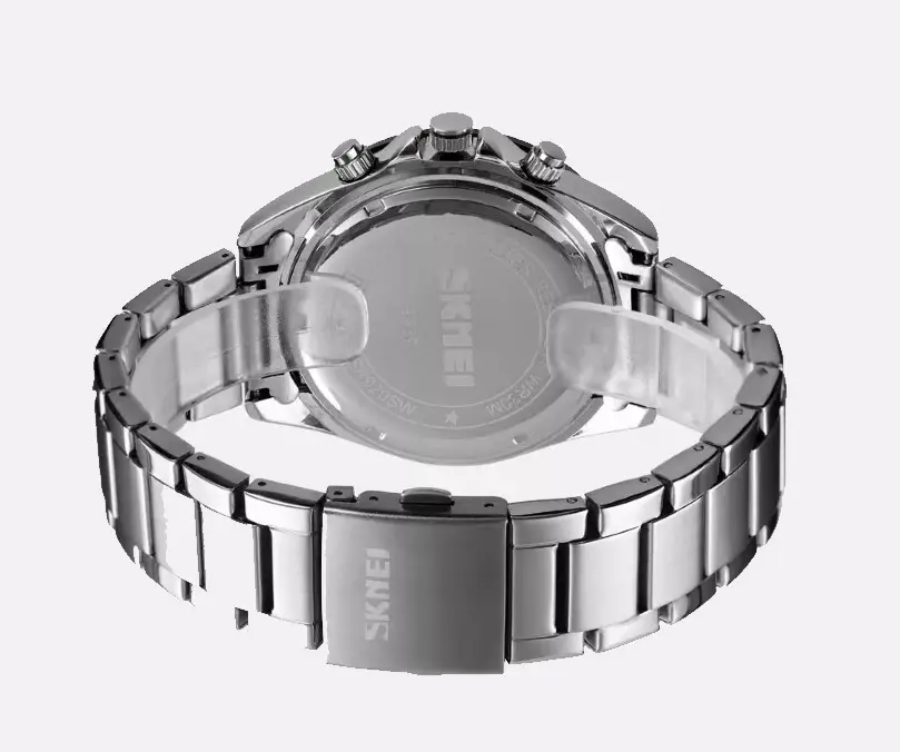 Мужские классические часы Skmei 9259 Серебристые Винница - изображение 7
