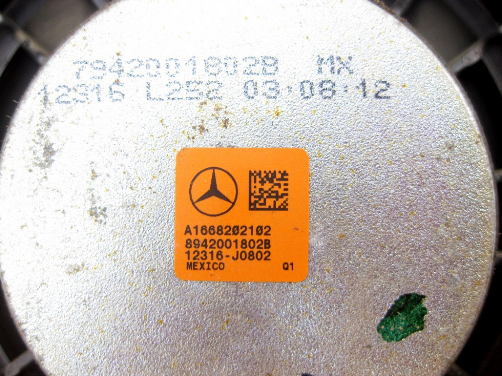 Mercedes-Benz  A1668202102 Низькочастотний аудіо динамік задніх дверей Harman ML/GLE W166 GLE Coupe C292 GL/GLS X166 Одесса - изображение 6