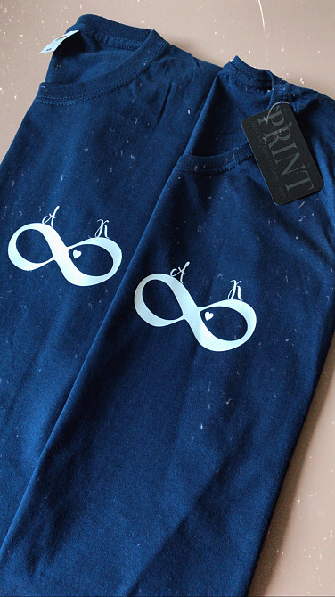 Парні футболки для хлопця та дівчини з нанесення Ваших ініціатив Чернівці - фото 1