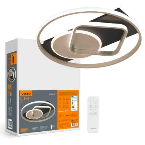 LED Світильник функціональний 50W VL-CLD-999-TT Decora Videx Житомир - фото 1