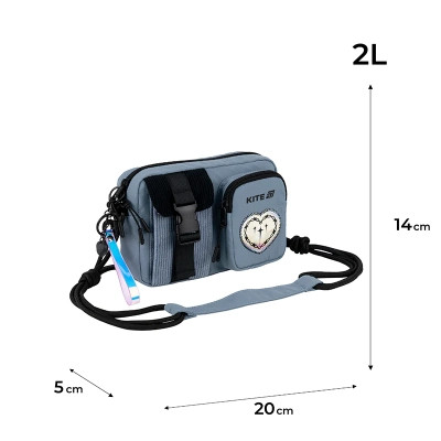 Сумка дитяча Kite Education teens 2522-3 крос-боді (K25-2522-3) Вінниця - фото 5