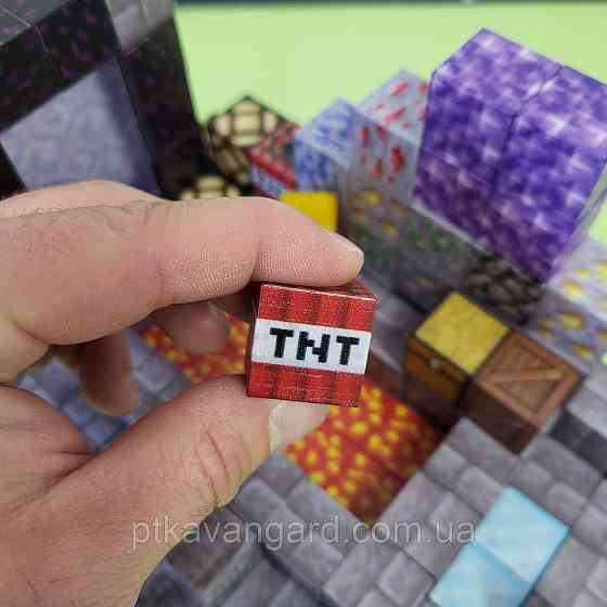 Конструктор магнітний Майнкрафт 124 магнітних блоков портал в печері Dream World LZCK 080 Хмельницький