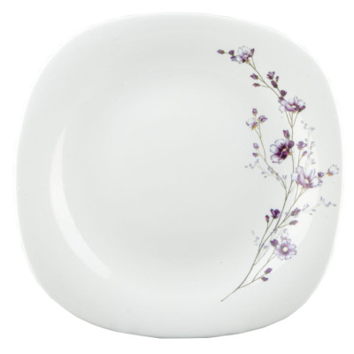 Салатник Vittora Square Фіолетова Гілка 16,5 см (V-165SPB) Вінниця - фото 1