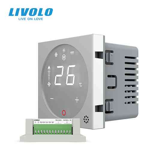 LIVOLO Термостат (терморегулятор) сенсорний для внутрішньопідлогового конвектора водяного опале Коломия