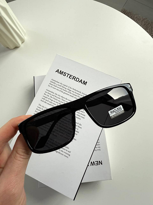 Чоловічі окуляри POLARIZED з пластиковою оправою Київ - фото 6