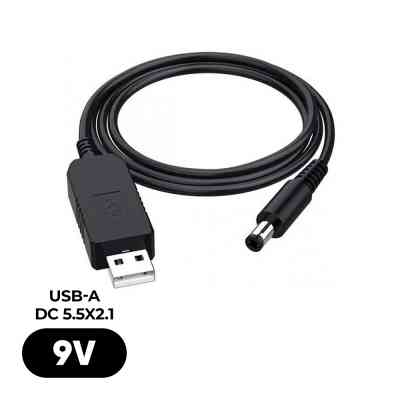 Кабель питания USB to DC 5.5x2.1mm 9V 0.8m Armorstandart (ARM65662) Винница