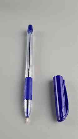 Ручка кулькова автоматична "KrishA SG Grippy" СИНЯЯ (50 шт.) Харків