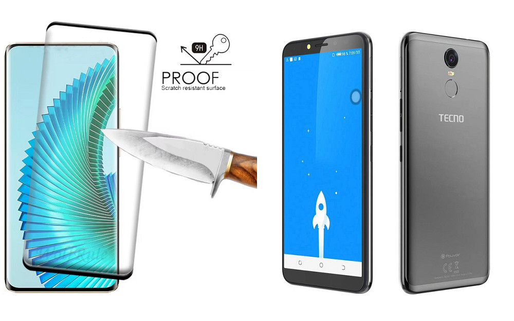 Защитное стекло HyperGlass Pro для TECNO Pouvoir 2 Pro (LA7 pro) – максимальная чувствительность и защита Киев - изображение 1