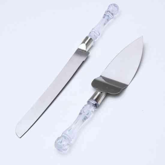 Набір ножів та лопаток для весільного торта. Вінниця