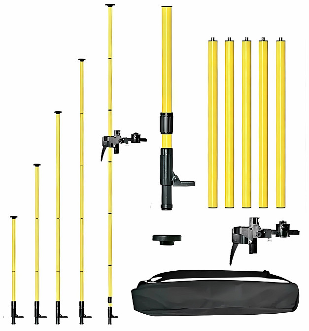 Штанга для лазерного уровня регулируемая, стойка телескопическая 4.4 м (121007959) Киев - изображение 2