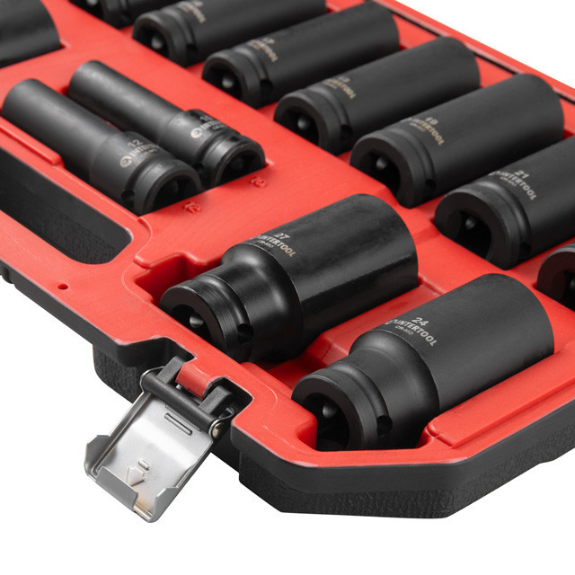 Набор головок ударных удлиненных 1/2