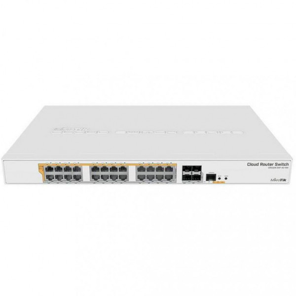 Комутатор Mikrotik CRS328-24P-4S+RM, CR Switch, 24x Gigabit Passive PoE / 802.3a (CRS328-24P-4S+RM) Київ - фото 1