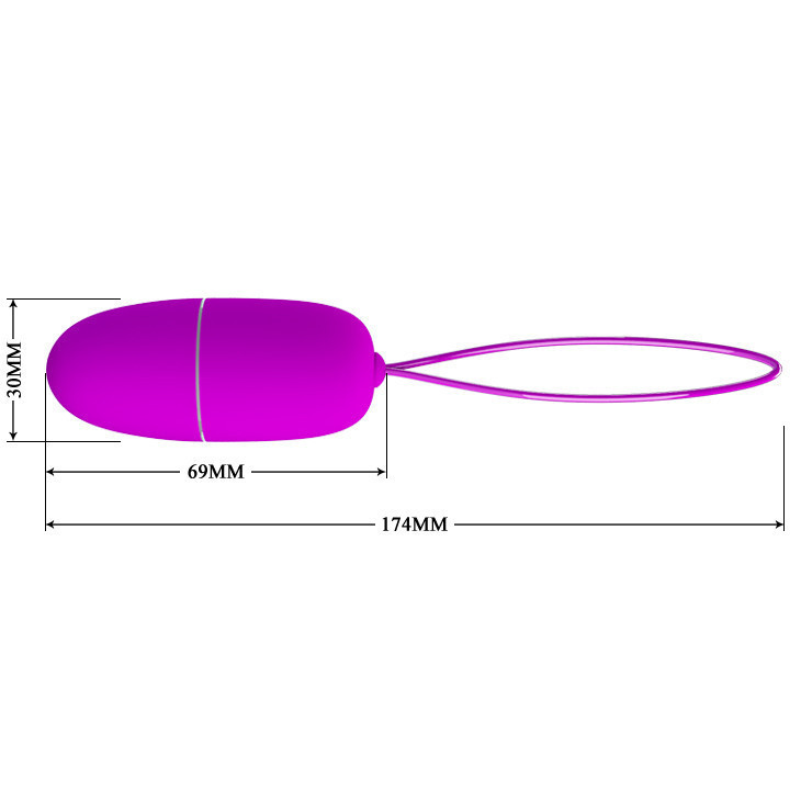 Віброяйце - Pretty Love Selkie Vibrating Egg Purple Sex Aura Київ - фото 9