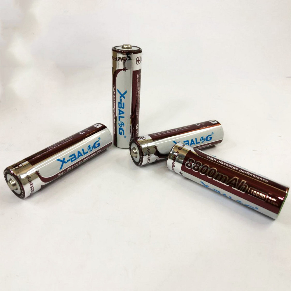 Литиевый аккумулятор 18650 X-Balog 8800mAh 4.2V Li-ion литиевая аккумуляторная батарейка для фонариков VB-23 Киев - изображение 5
