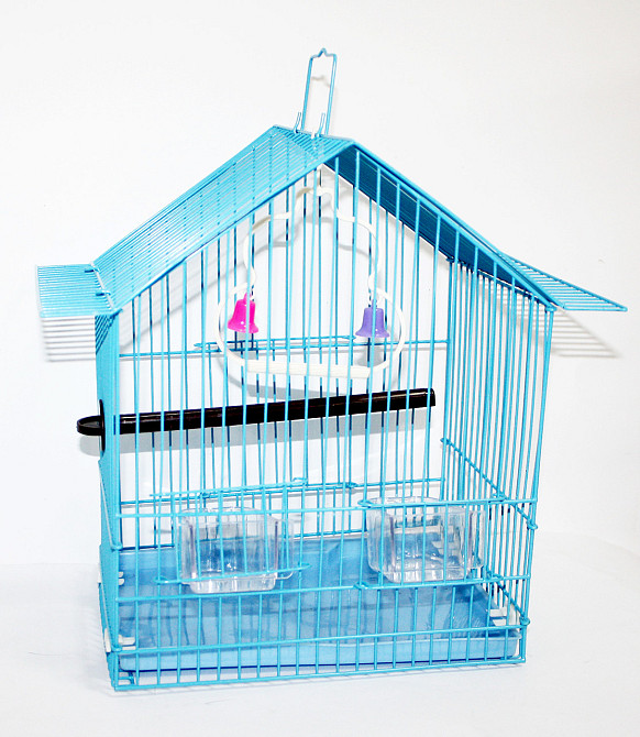 Клетка для птиц малая краска 24*18,5*31 (113) Киев - изображение 1