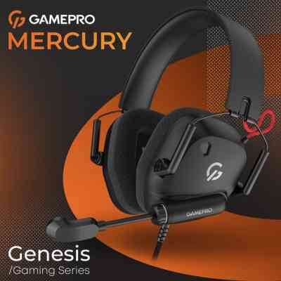 Наушники GamePro Genesis Mercury USB Black (HS120B) Винница